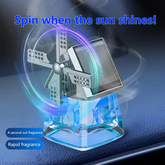 Ashtash Auto Windmill Design Solar Auto Parfüm Lufterfrischer Parfüm